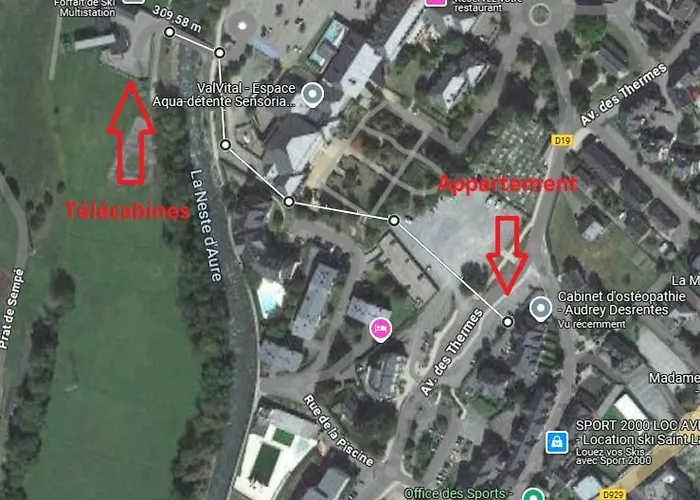 Apartament T2 Plein Centre Quartier Des Thermes Saint-Lary-Soulan